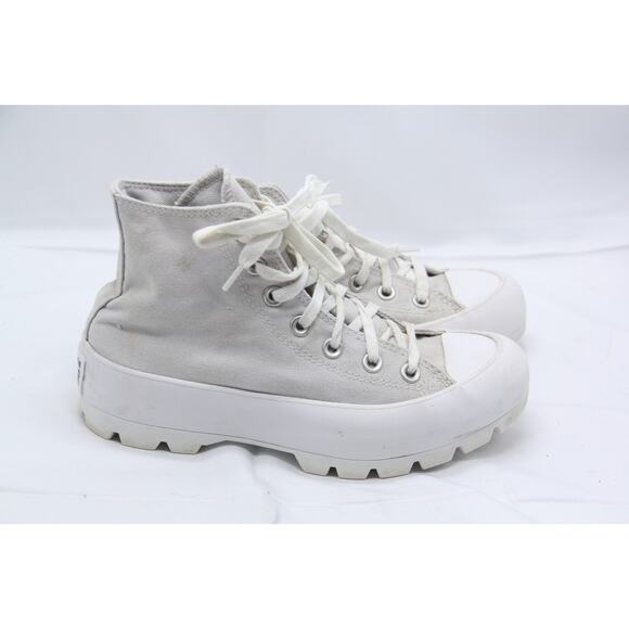 Converse Chuck Taylor All Star High Lugged Shoes Women’s Size 7 Gray A02574C - Picture 1 of 11